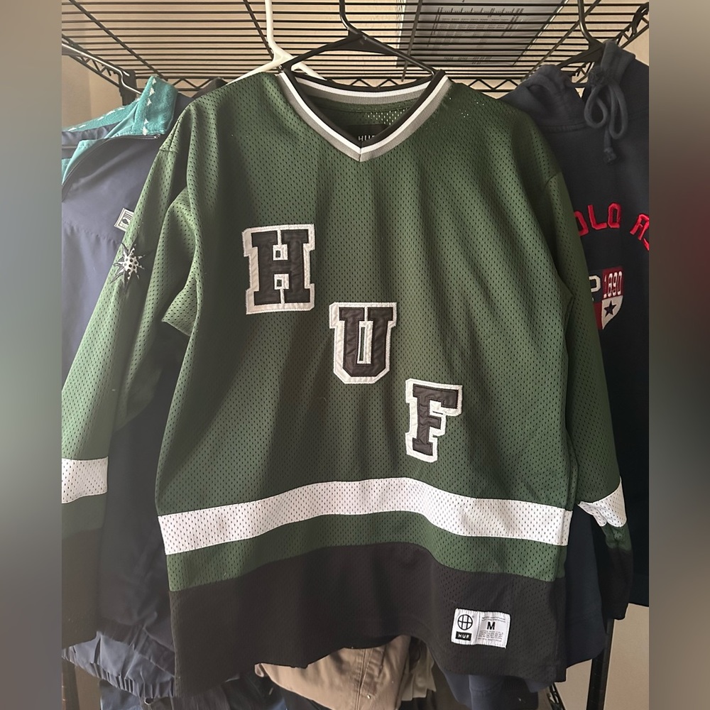 Huf Hockey jersey green and black size L